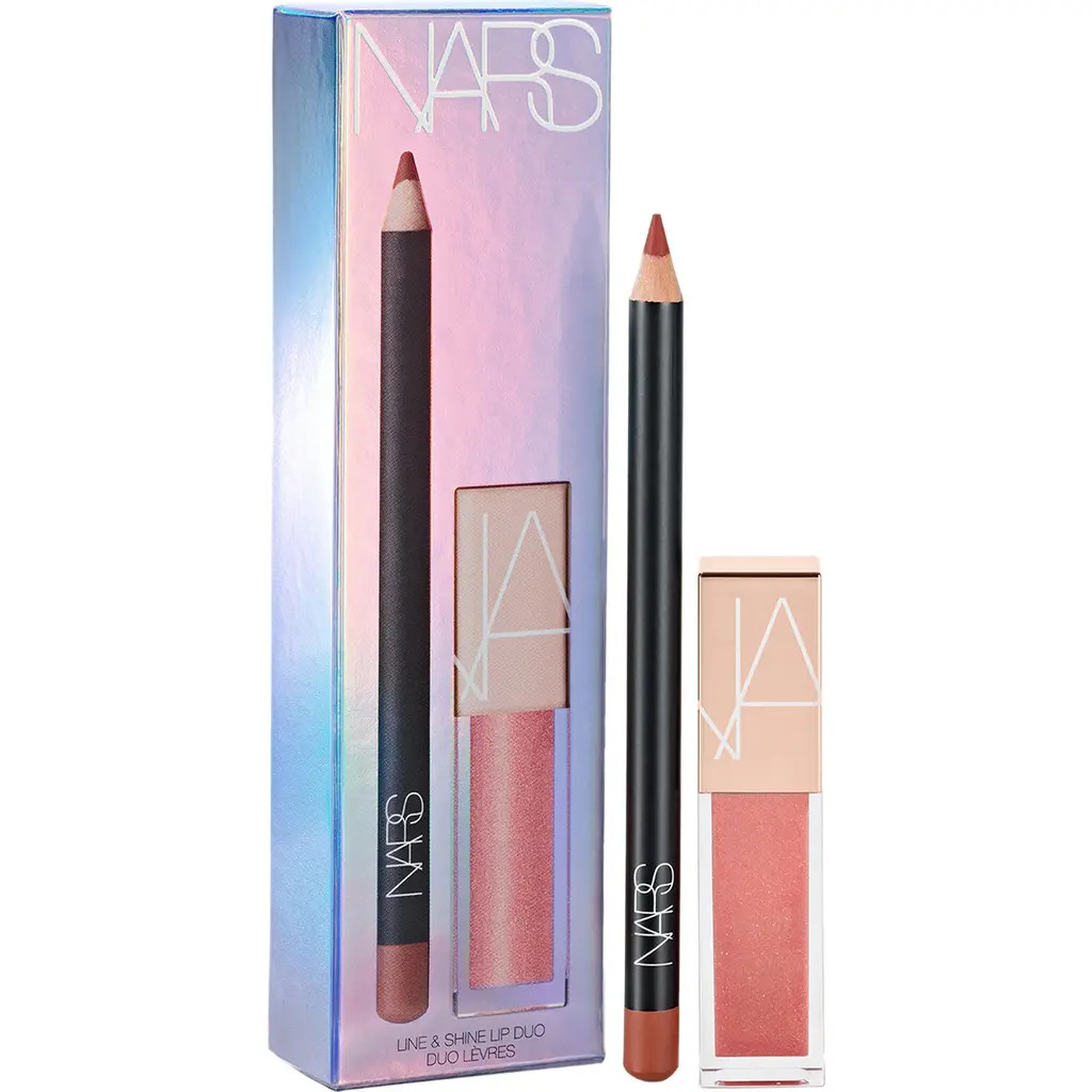 NARS Line & Shine Lip Duo $42 Value in Orgasm & Rosebud at Nordstrom | Nordstrom