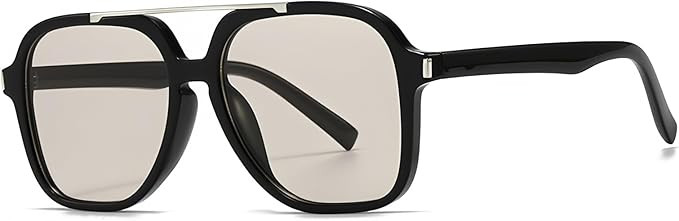 ADE WU Trendy Square Sunglasses for Wome Men Fashion Designer Aviator Style Sun Glasses | Amazon (US)