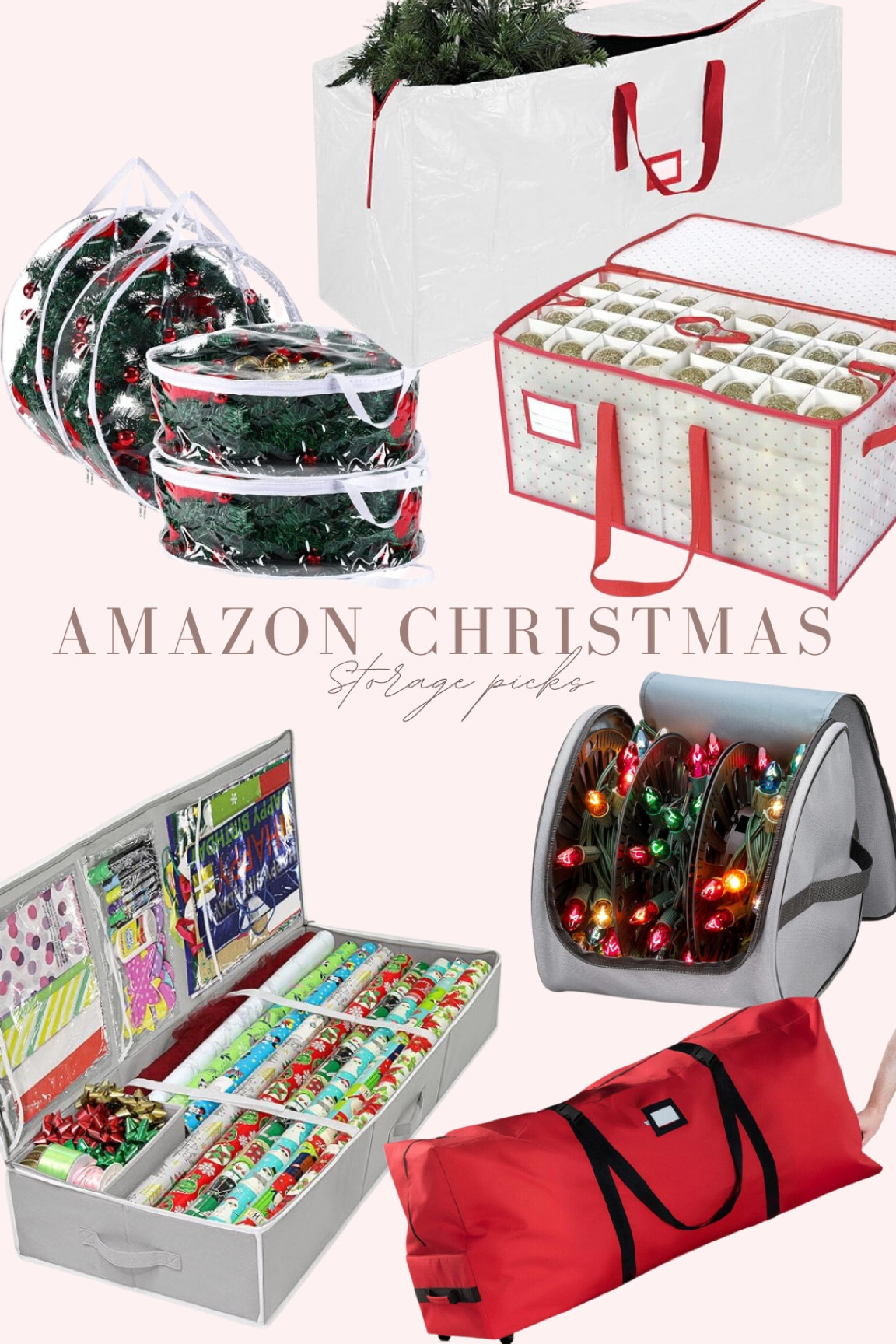 Christmas decor organization finds 💕 

#LTKhome #LTKfindsunder50 #LTKGiftGuide