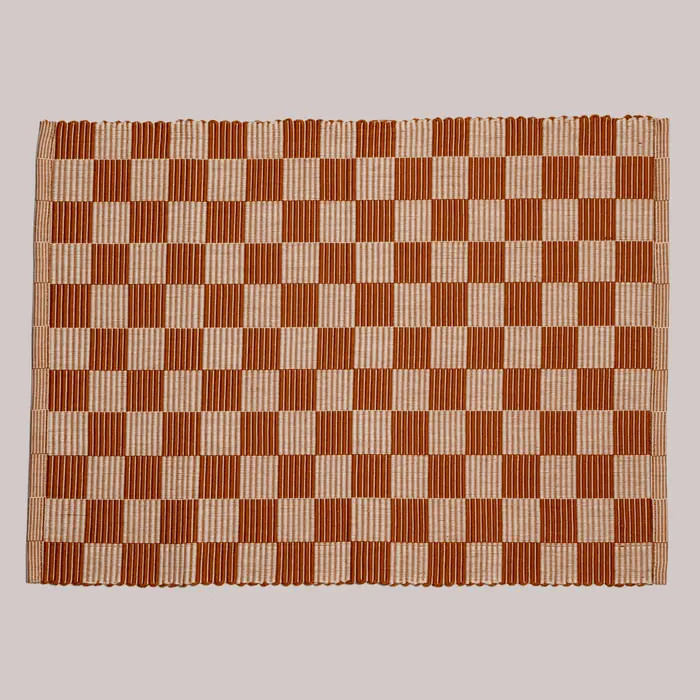 Handloomed Checkered Placemats - Set of 4 | Nordstrom