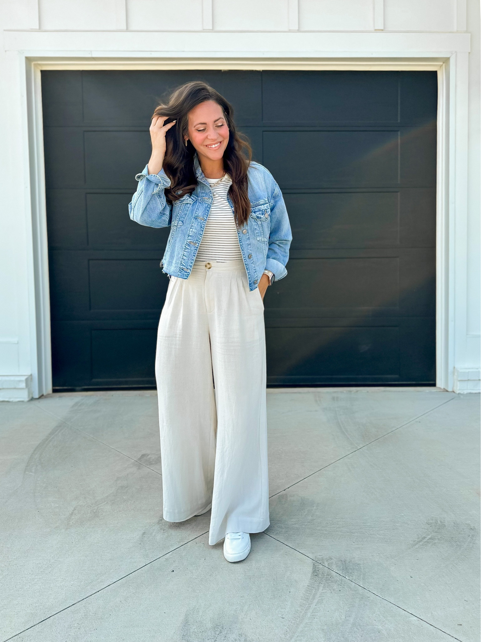 I highly recommend this pants! They run tts and I love them! They are on a great sale  

#LTKSale #LTKunder50