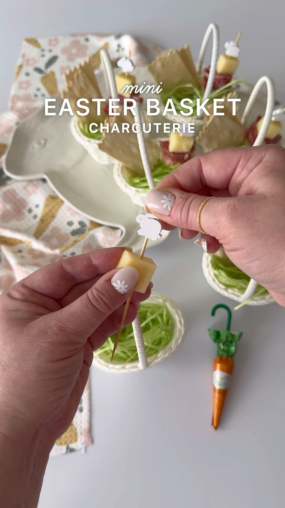 Mini Easter Charcuterie Baskets 

#LTKfoodie #LTKSeasonal #LTKHome