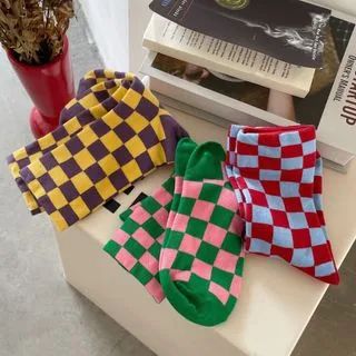 Checkered Socks | YesStyle Global