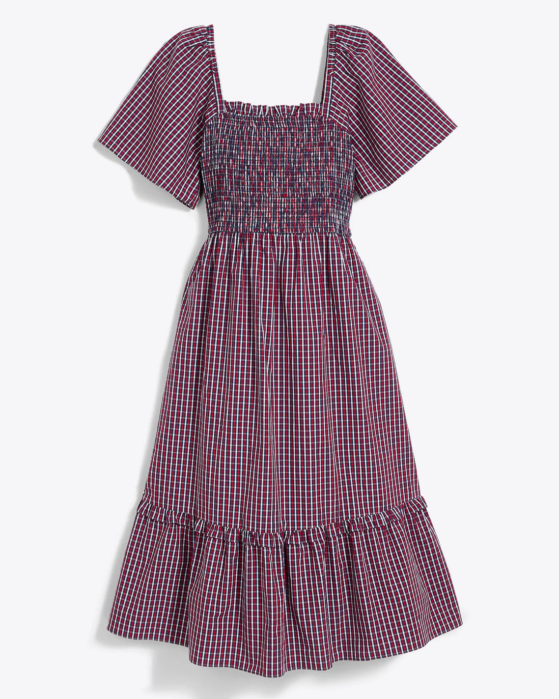 Deana Smocked Dress in Picnic Plaid | Draper James (US)