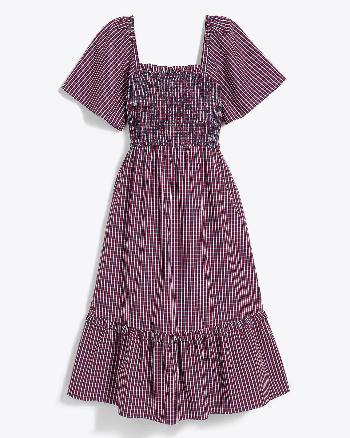 Deana Smocked Dress in Picnic Plaid | Draper James (US)