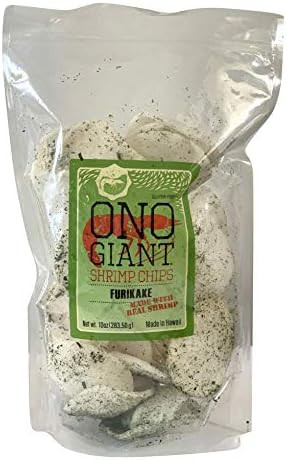 Gourmet Ono Giant Shrimp Chips with Furikake XL | Amazon (US)