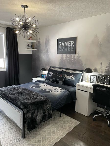 Gamer boys bedroom!

Gamer room, gamer decor, gamer, boys bedroom, themed room, bedroom, bedroom decor, themed boys room, bedroom design, video game room

#LTKhome #LTKstyletip