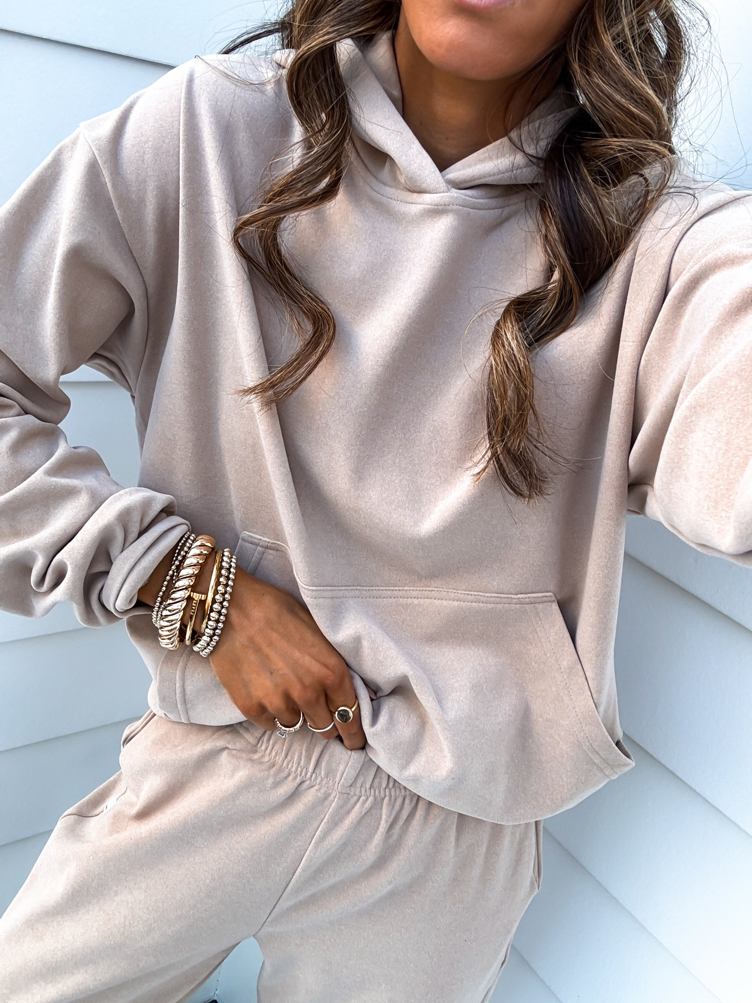 Travel Outfit Basics | wearing xsmall racer tank with built in bra and size small two piece set. Set feels like a soft peach. 

Airport outfit | two piece set | 

#LTKSeasonal #LTKGiftGuide #LTKTravel