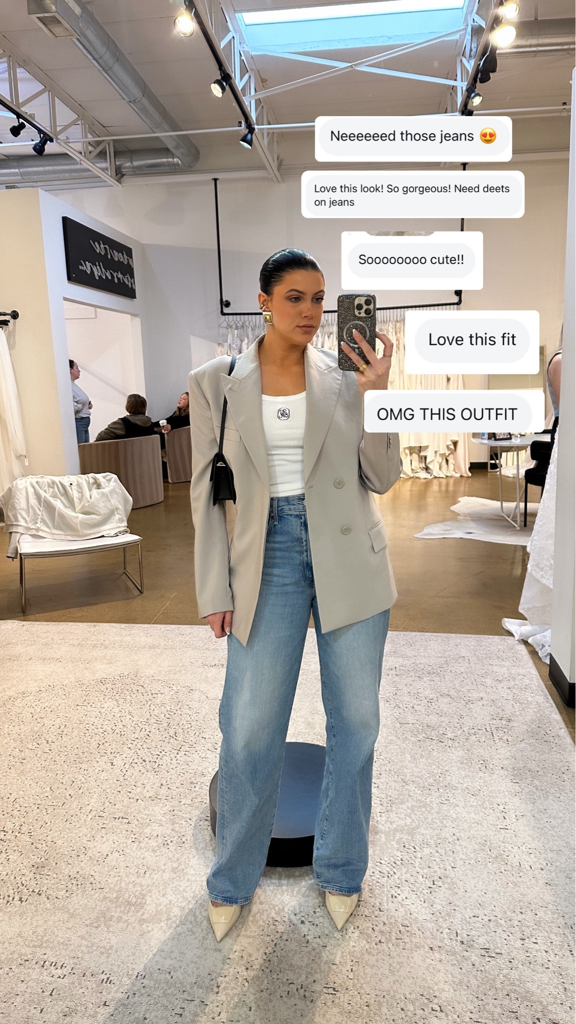 Yesterdays casual chic outfit of the day; blazer is Helmet Lang and heels are Zara 

#LTKStyleTip #LTKFindsUnder50 #LTKSaleAlert