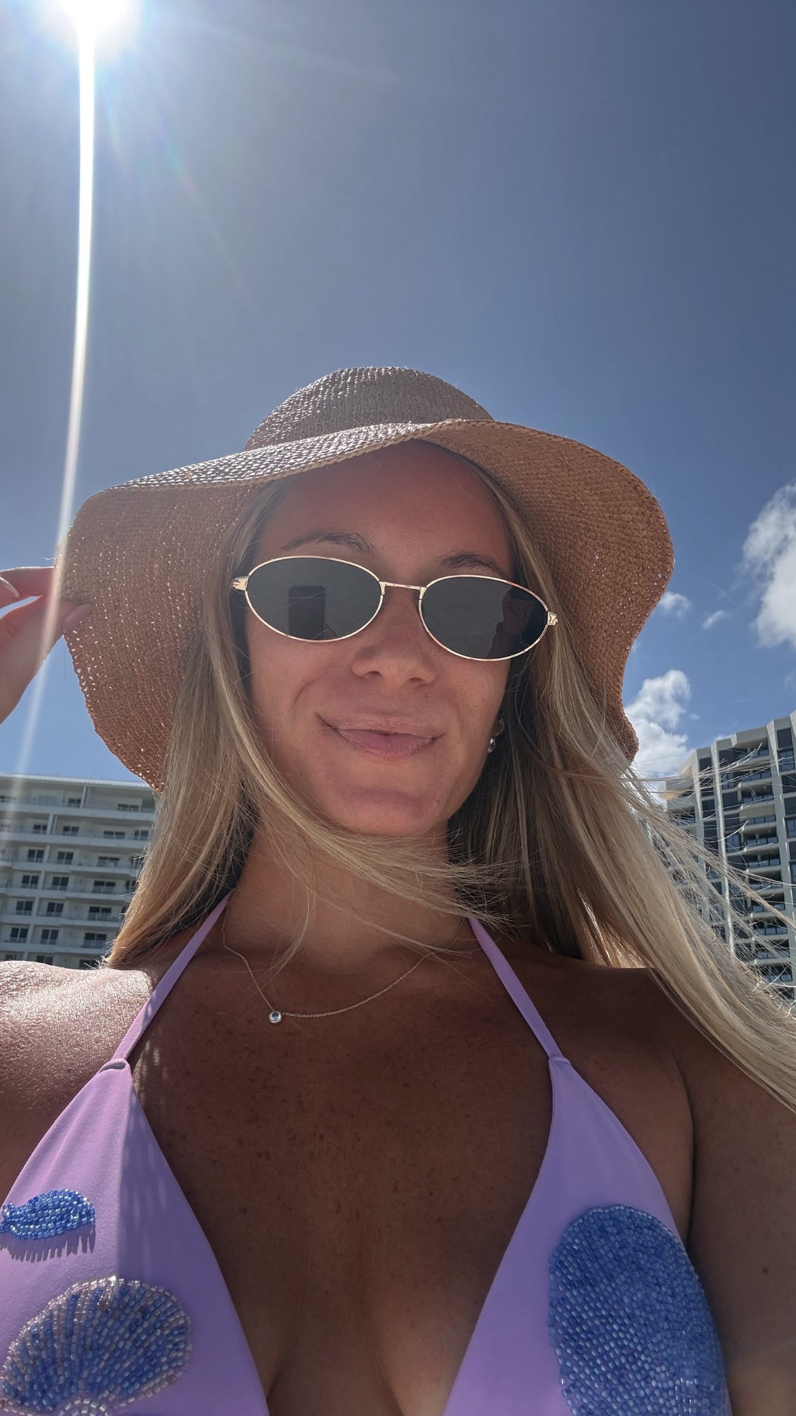 Elevated and functional raffia hat from @Aritzia for a beach day! Retro sunglasses from Amazon. 

Beach day, beach day accessories, straw hat, raffia hat, Aritzia summer 

#LTKTravel #LTKSeasonal #LTKSwim