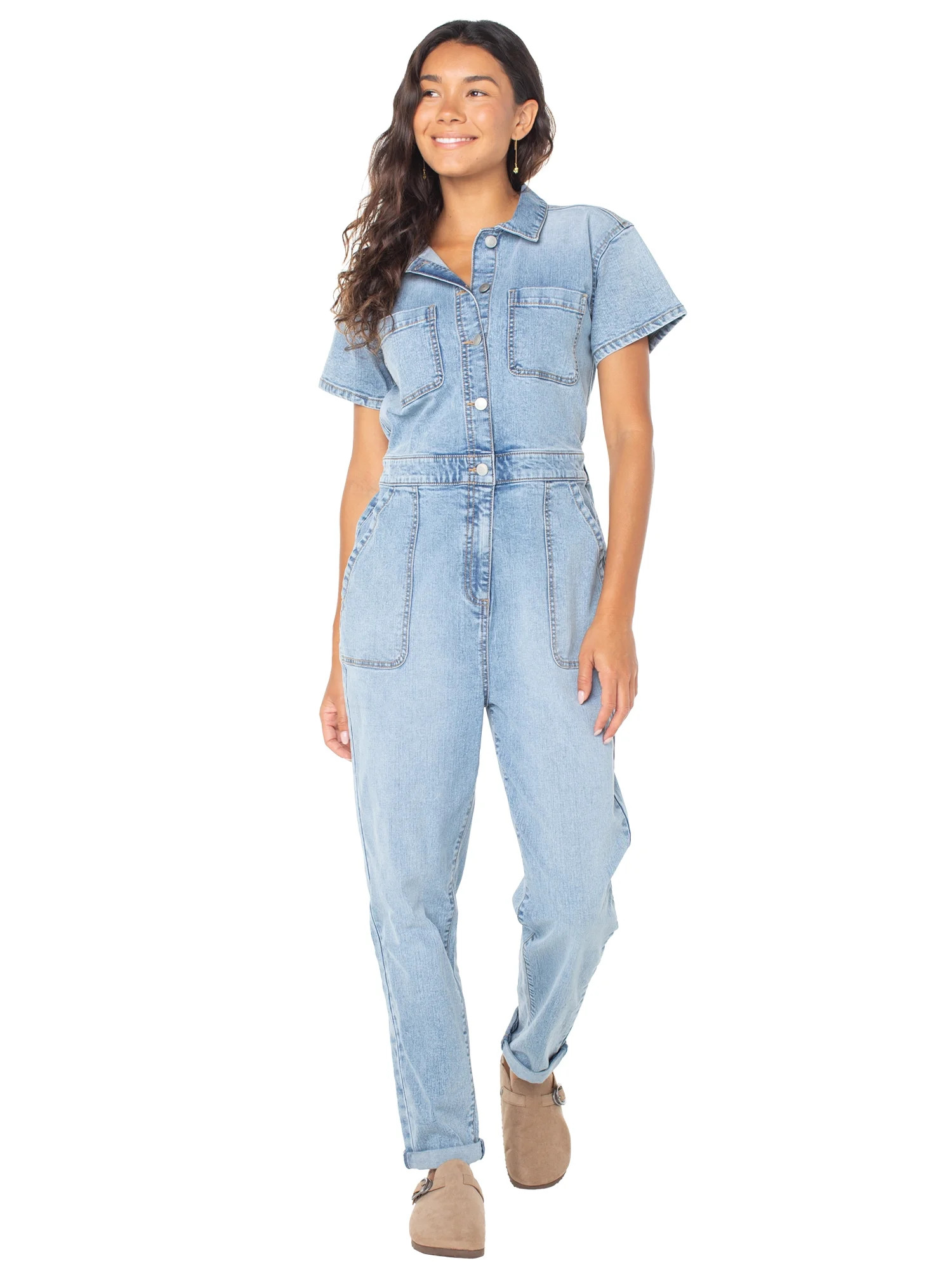 Celebrity Pink Juniors Boilersuit, Sizes XS-XXXL | Walmart (US)