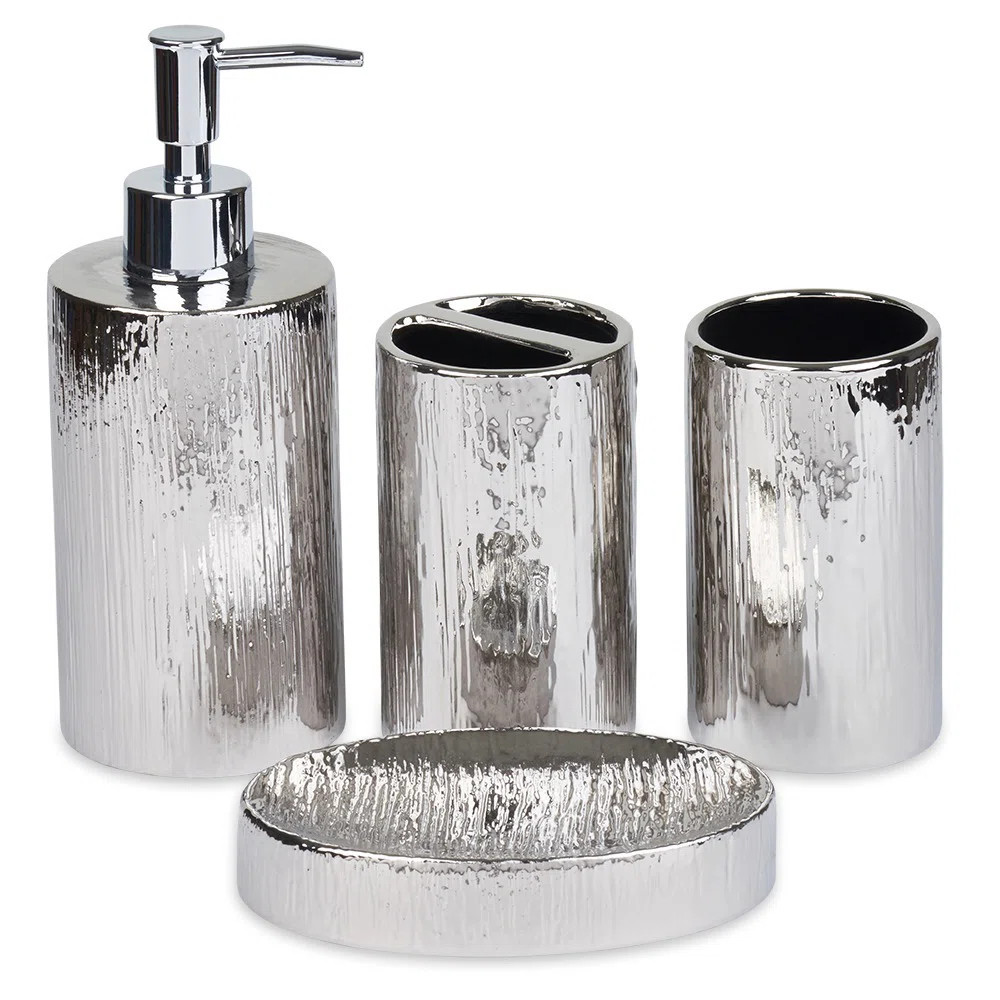 Melson Ceramic / Porcelain Bathroom Accessory Set | Wayfair North America