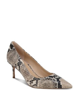 Women's Rita Snake Embossed Leather Pumps | Bloomingdale's (AU)