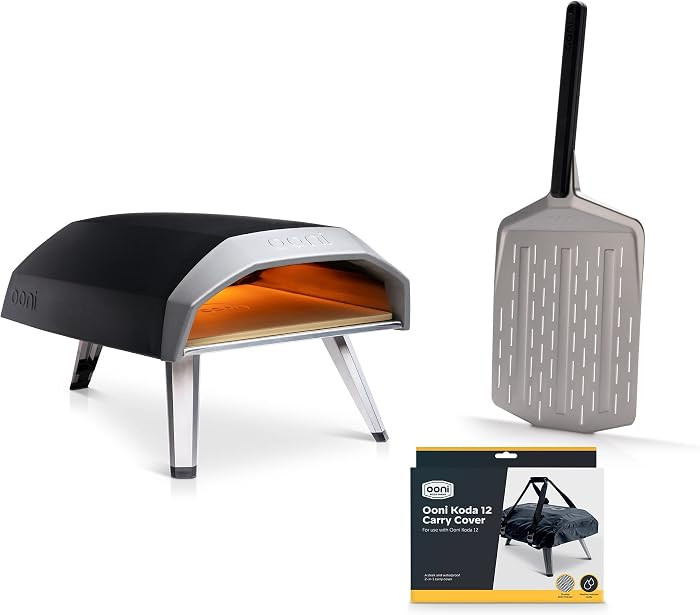 Ooni Koda 12 Portable Gas Pizza Oven - Pro Pizza Oven Bundle - 12" Perforated Pizza Peel and Koda... | Amazon (US)