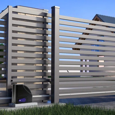 Gear-Driven Sliding Gate Opener – AR500 Solar Kit 60W | Wayfair North America