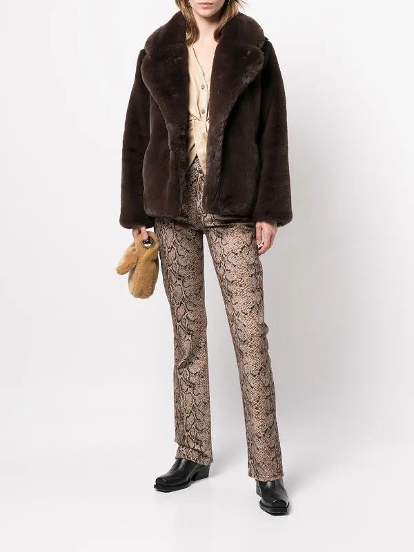 Apparis Oversized faux-fur Coat - Farfetch | Farfetch Global