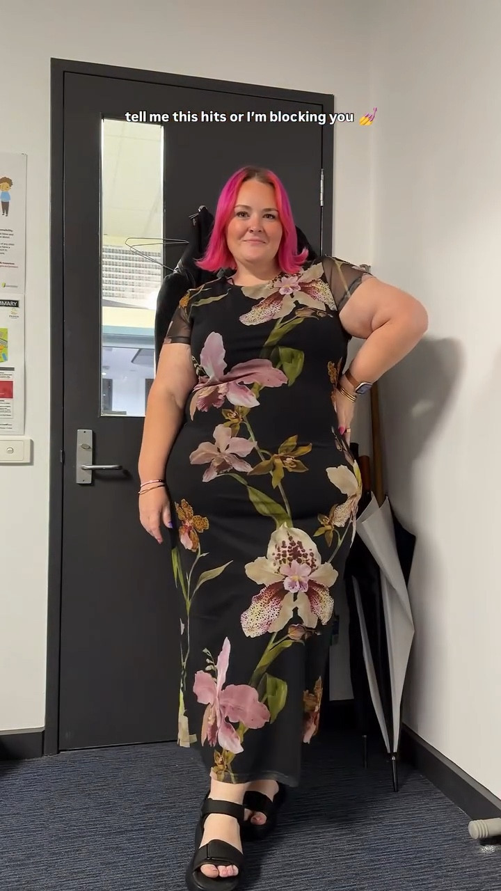 The love between a girl and a mesh dress is unparalleled 😏

@stfrock gift

#ootd #plussizestyle #plussizefashion #stfrock #workootd
