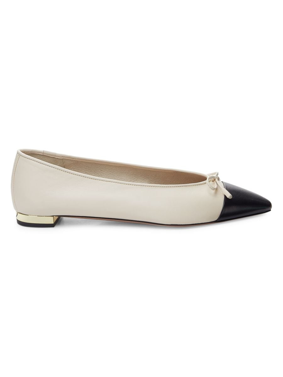 Gioia Colorblocked Leather Flats | Saks Fifth Avenue