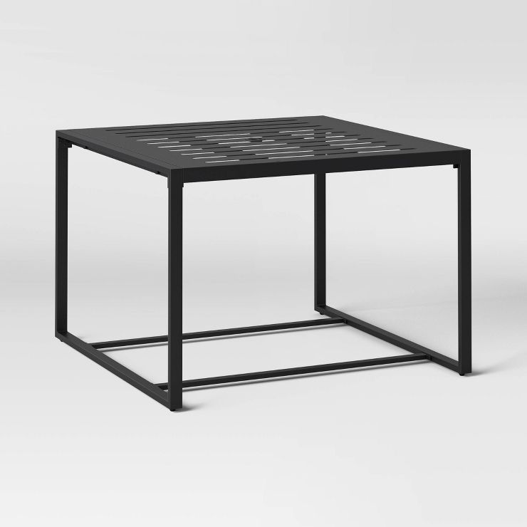 Henning 4 Person Rectangle Patio Dining Table - Black - Project 62™ | Target