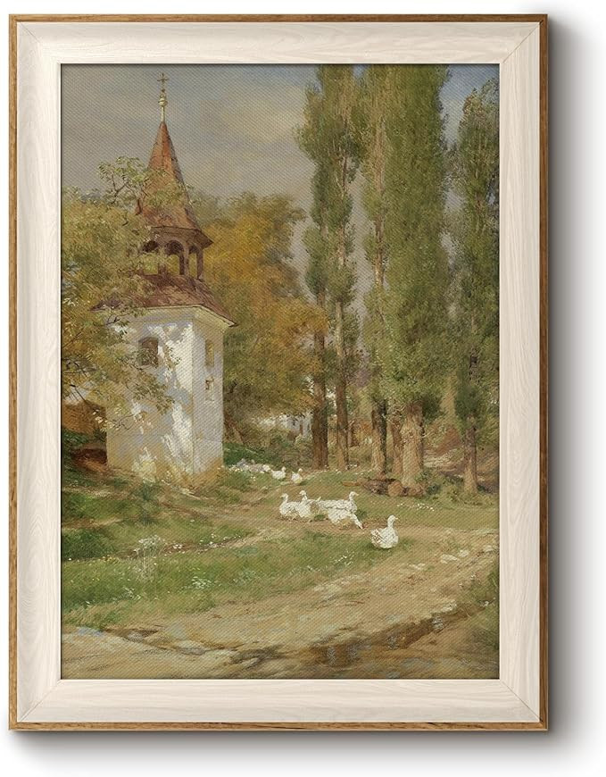 Bzstyleart Vintage Wall Art Decor for Living Room, Canvas Prints, Easter Framed Wall Decor, Lands... | Amazon (US)