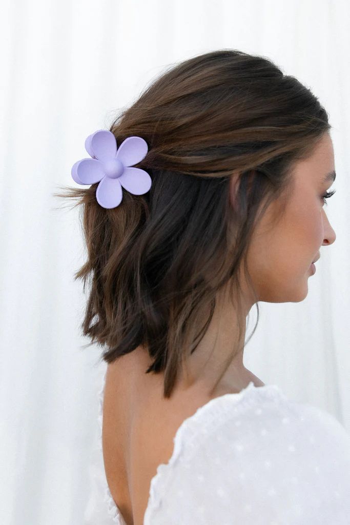 Rosey Hairclip - Lilac | Petal & Pup (US)