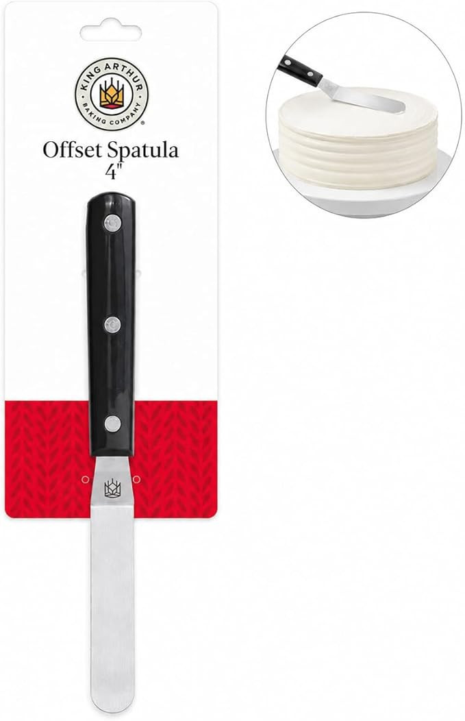 King Arthur Baking Company Offset Spatula, Japanese Stainless Steel, 4-Inch Flexible Blade, For P... | Amazon (US)