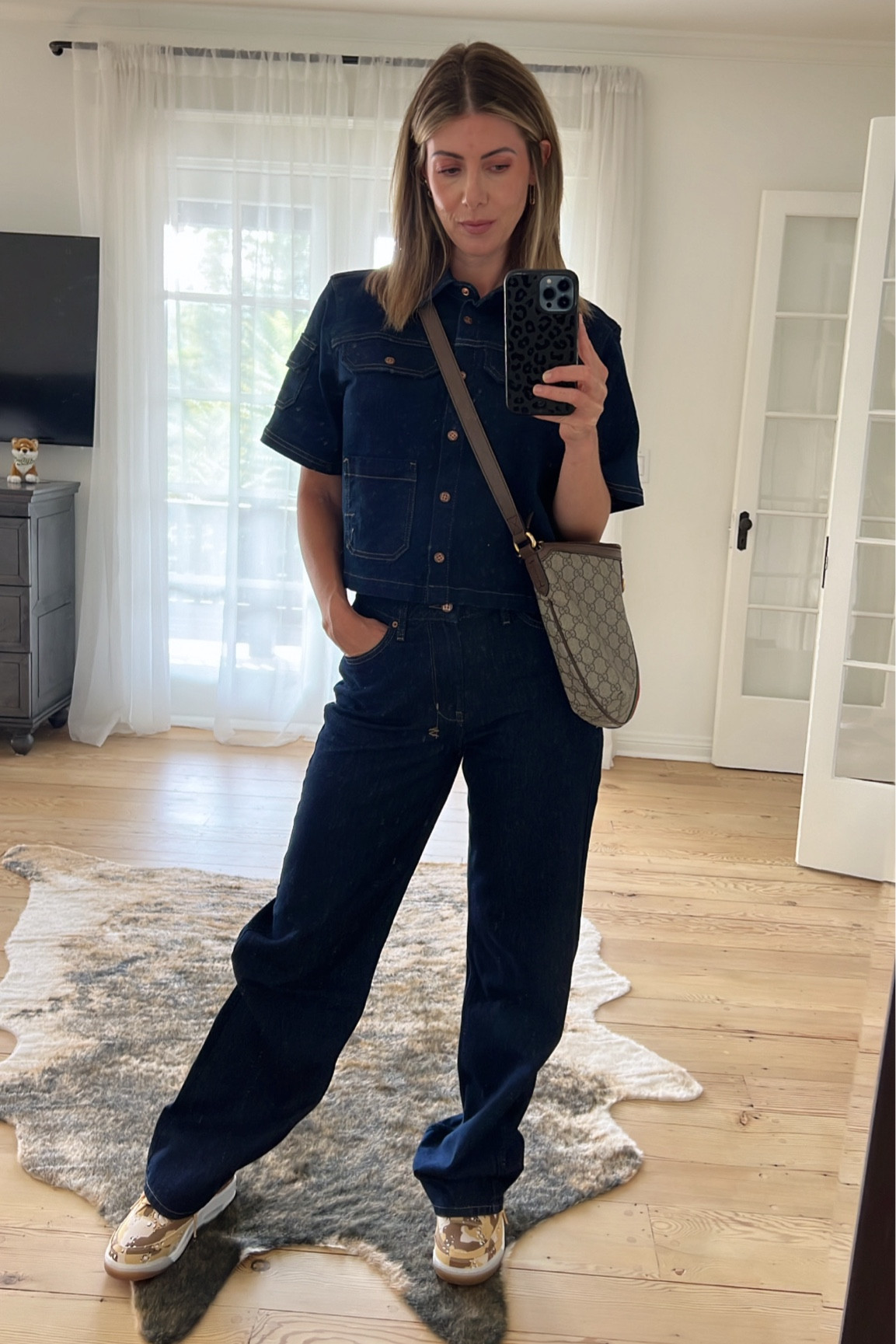 Dark Denim Set

#LTKActive #LTKShoeCrush #LTKStyleTip