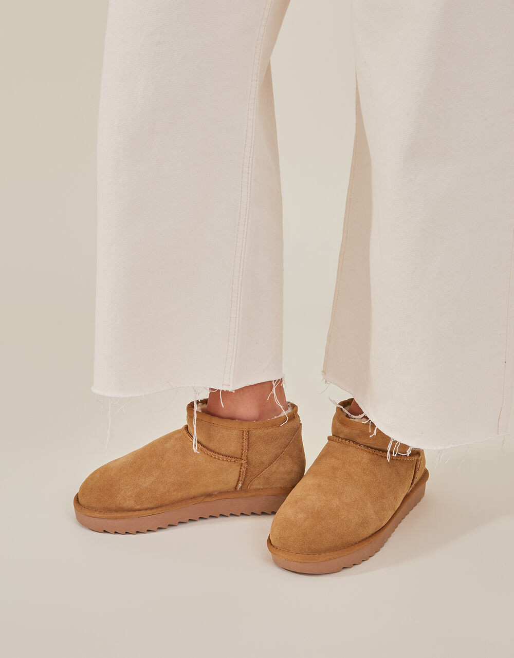 Mini Suede Boots Tan | Accessorize (Global)