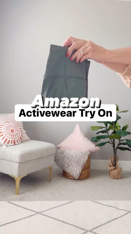 Amazon CRZ yoga activewear try-on. 
Bra top- small
Leggings- small 25 inch
Top- small

#LTKstyletip #LTKfindsunder100 #LTKfindsunder50
