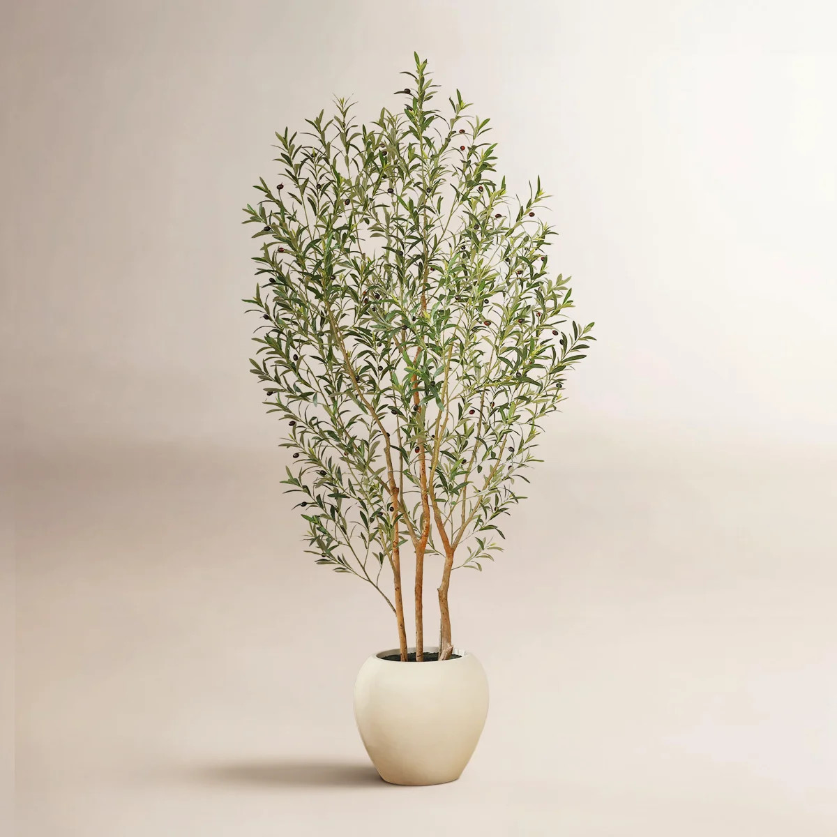 George 8' Artificial Olive Tree with Planter | Wayfair North America