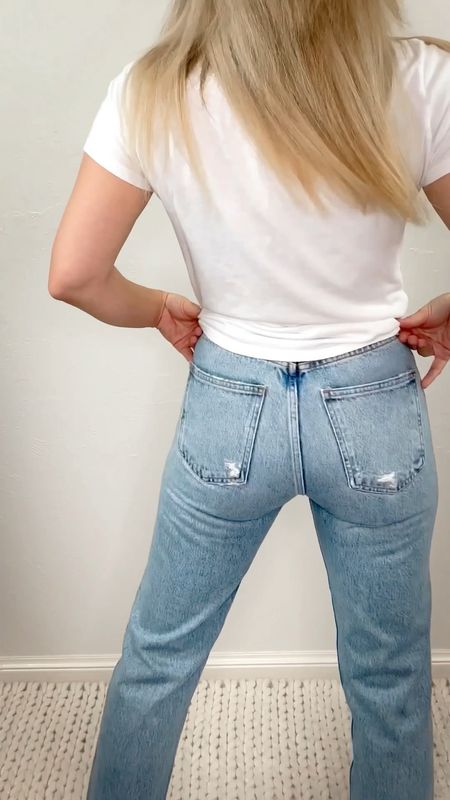 Agolde jean try on
Jeans 
Denim 