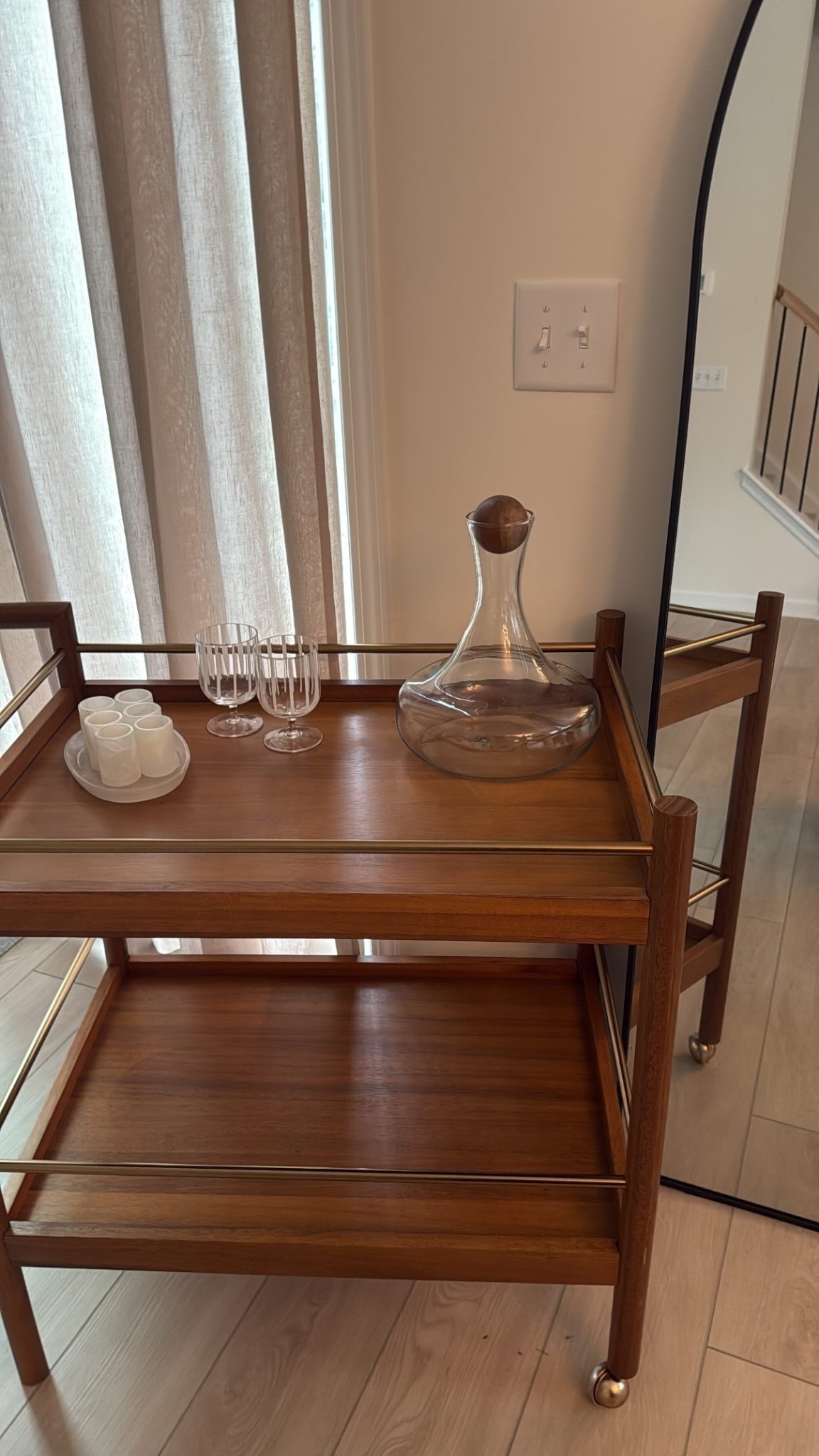 Bar cart 

#LTKmomlife #LTKU #LTKHome