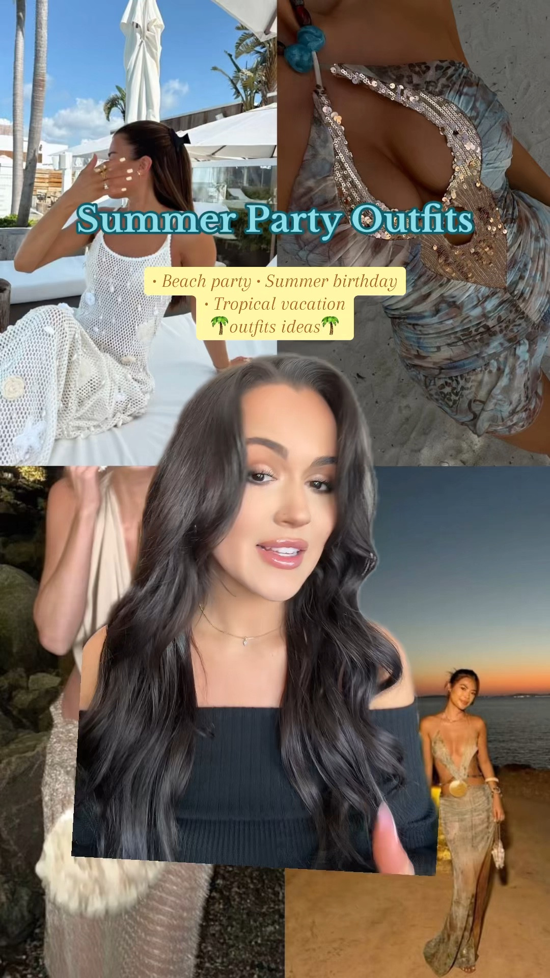 Summer Party Outfits
• Beach party • Summer birthday • Tropical vacation Outfits ideas