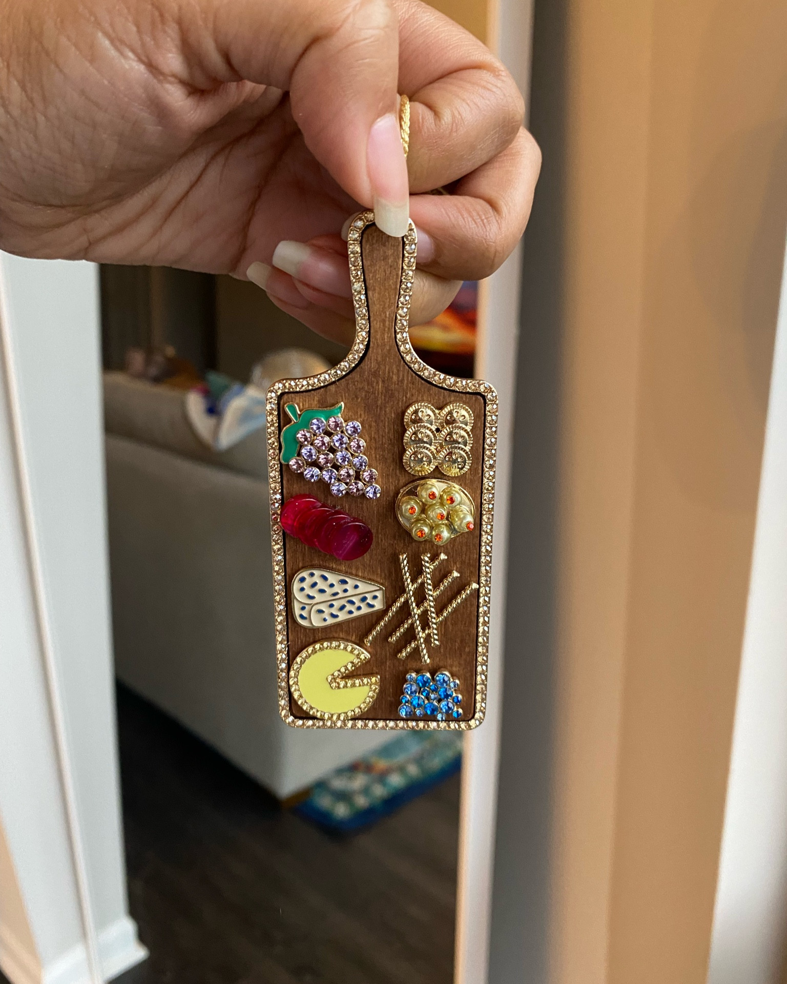 Can’t wait to put this charcuterie ornament on my food tree!! // food themed Christmas tree, charcuterie board ornament

#LTKHoliday #LTKunder50