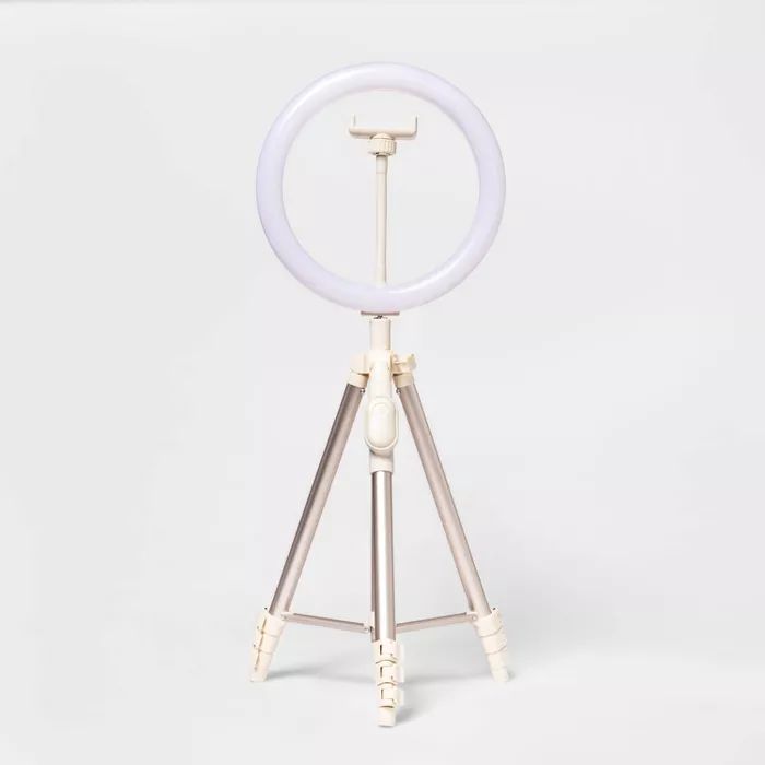 heyday&#8482; Ring Light with Tripod - Stone White | Target