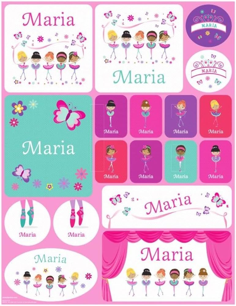 Personalized Stickers for Kids, Ballerina - I See Me! | Amazon (US)