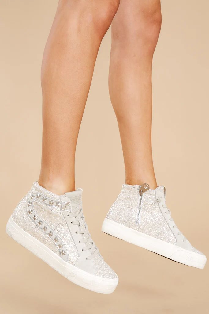 Hailey Glitter High Top Sneakers | Red Dress 