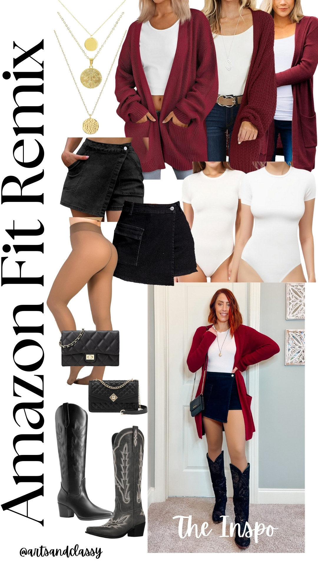Cute and comfy holiday outfit idea and winter outfit for a night out #women'sstyle #blackboots #westernboots #redsweater
 

 #LTKMidsize #LTKStyleTip #LTKShoeCrush