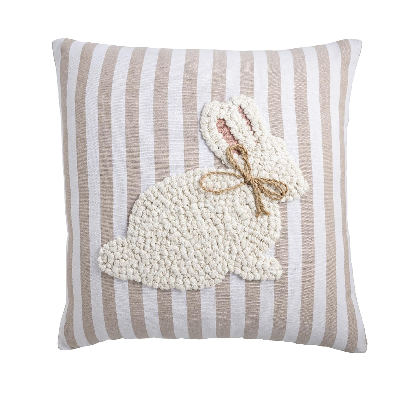 Mud Pie White Easter Square Pillow | Amazon (US)