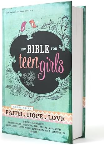 NIV, Bible for Teen Girls, Hardcover: Growing in Faith, Hope, and Love – The Perfect Christian ... | Amazon (US)