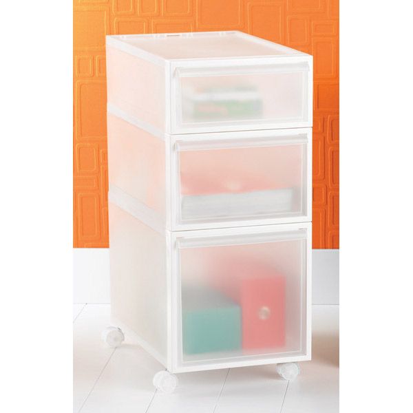 Medium Like-it Stacking Drawer Translucent | The Container Store