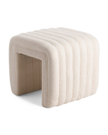 Boucle channel Ottoman | Marshalls