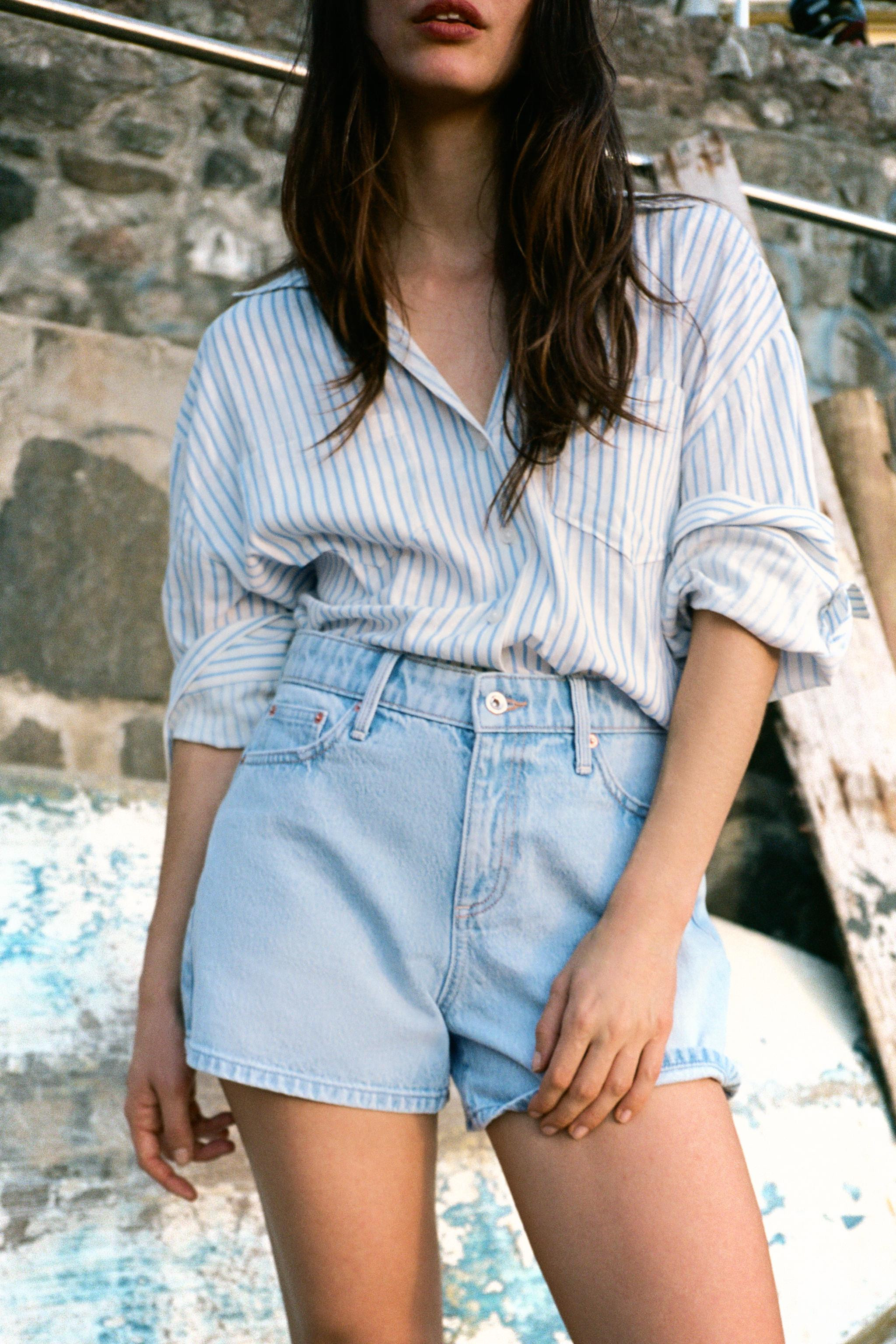 Z1975 MOM FIT MID-RISE SHORTS | Zara US