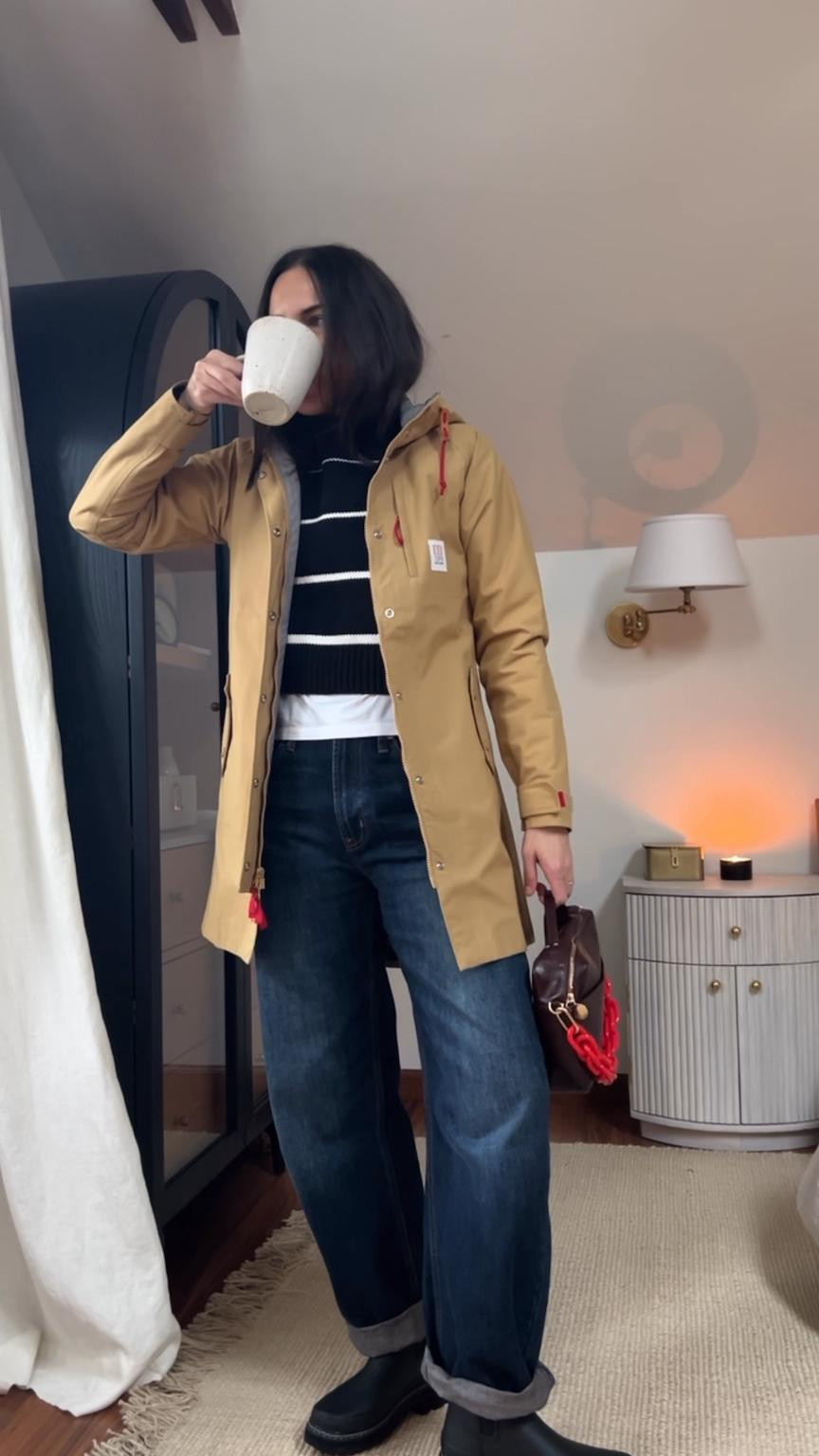 Rainy day outfit. Sweater and boots are 20% off! 

#LTKSpringSale #LTKSeasonal #LTKSaleAlert