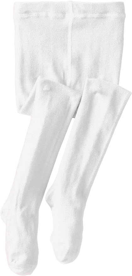 Jefferies Socks Girls' Seamless Organic Cotton Tights | Amazon (US)