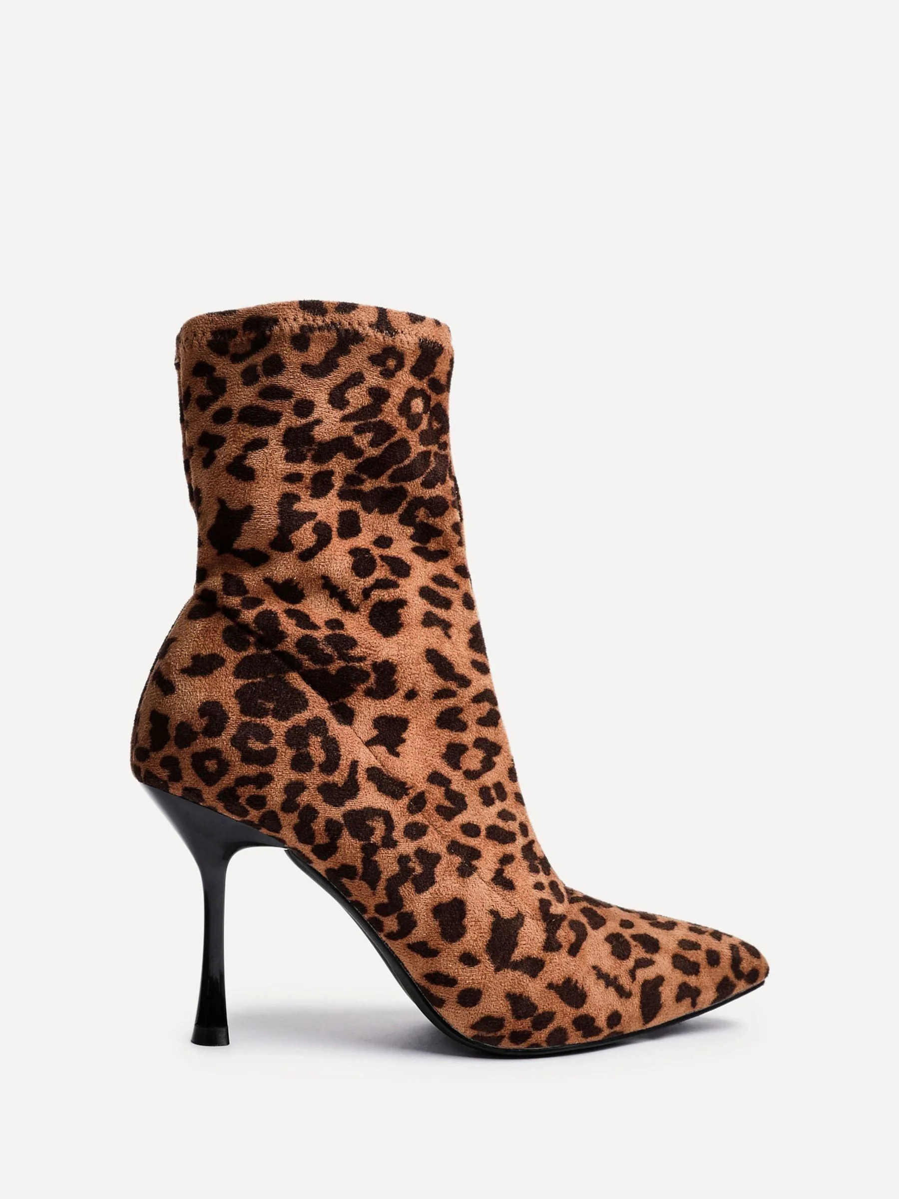 Linzi Linzi Animal Pantha Stiletto Heel Ankle Boots | Next US
