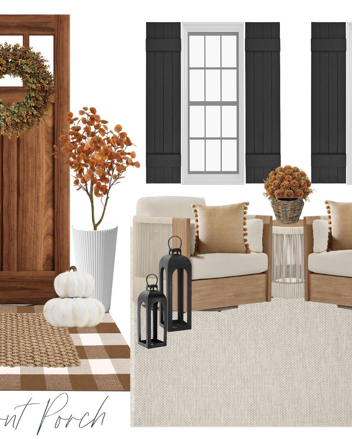 Two fall front porch design options! 🍂🤎🍁

#frontporch #frontporchdecor #fallfrontporch

#LTKSeasonal #LTKHome