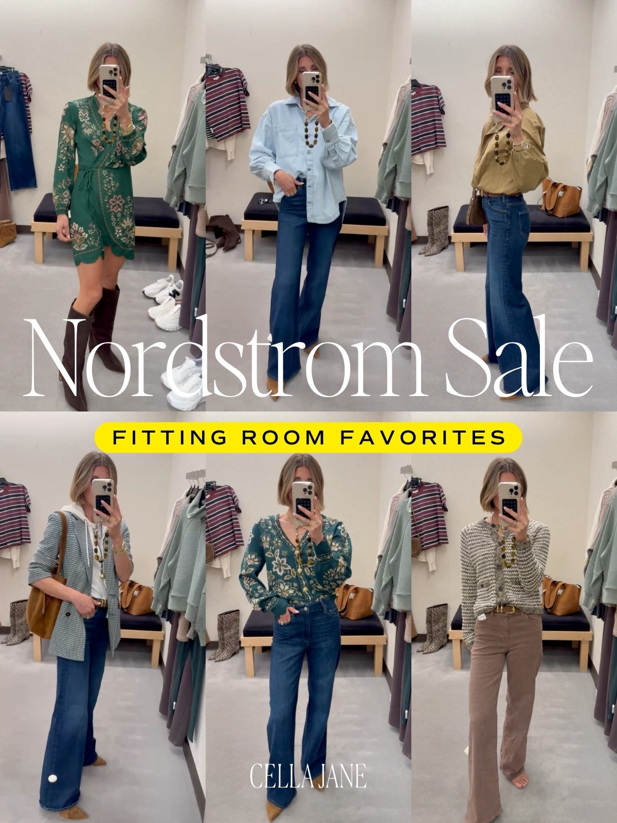 A sneak peek inside my fitting room during the Nordstrom Anniversary Sale! #nsale

#LTKsale #LTKdresses #LTKjeans