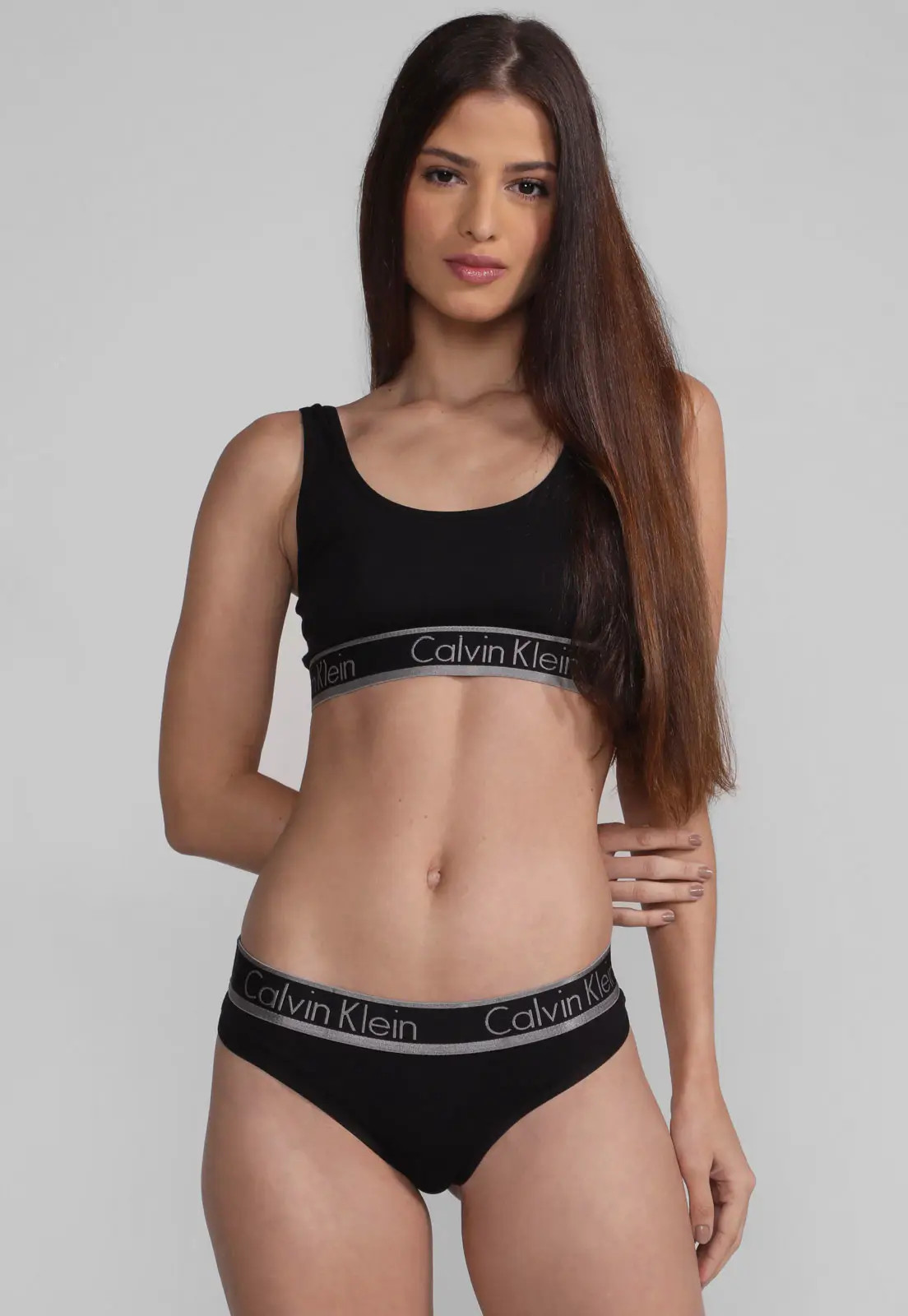 Top Calvin Klein Underwear Logo Preto | Dafiti (BR)