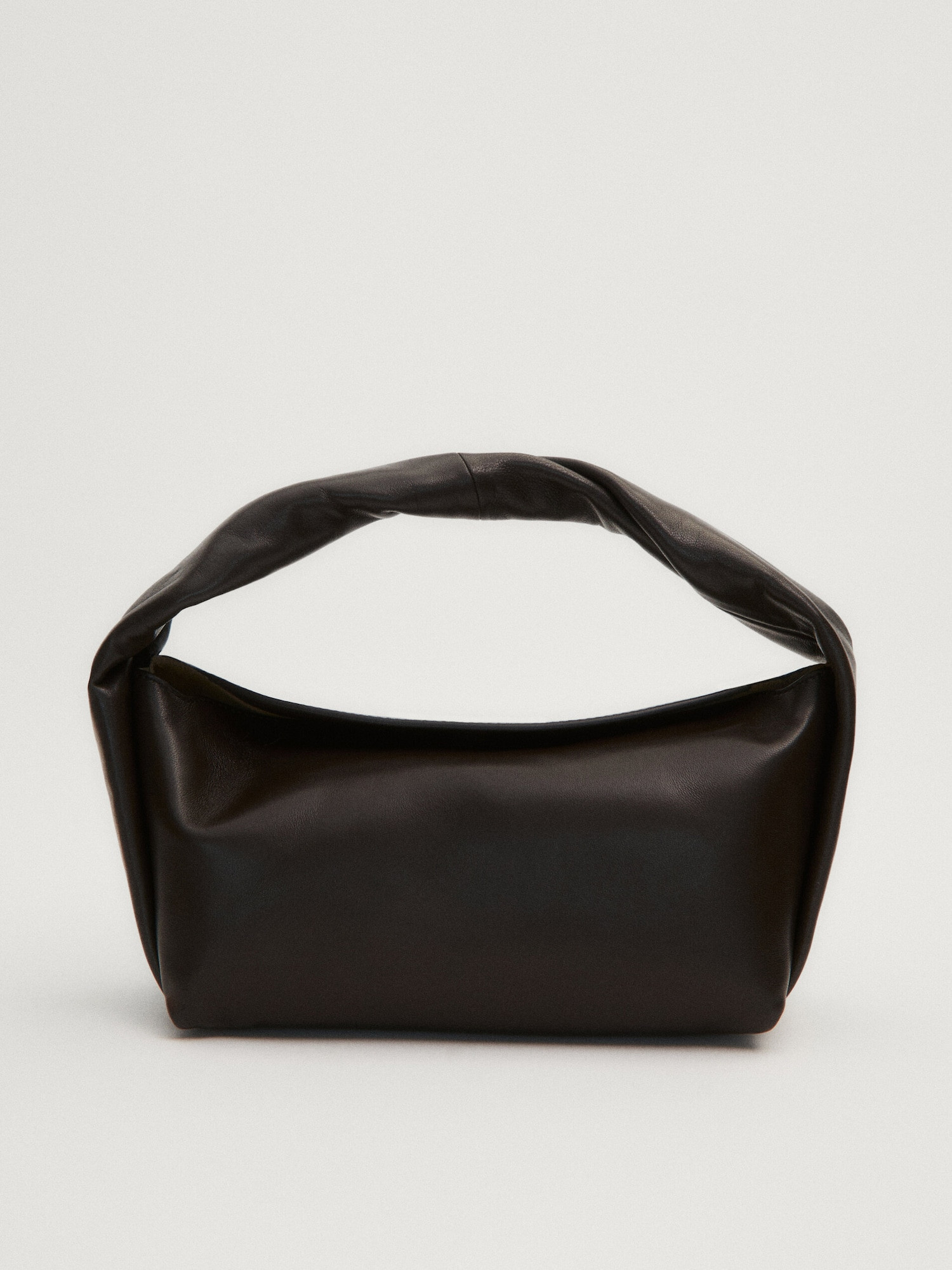 Nappa leather croissant bag | Massimo Dutti US